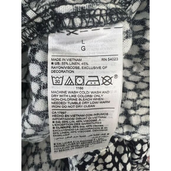 Old Navy Romper Women Jumpsuit Size L Strapless Back White Linen Blend Boho - Picture 10 of 14